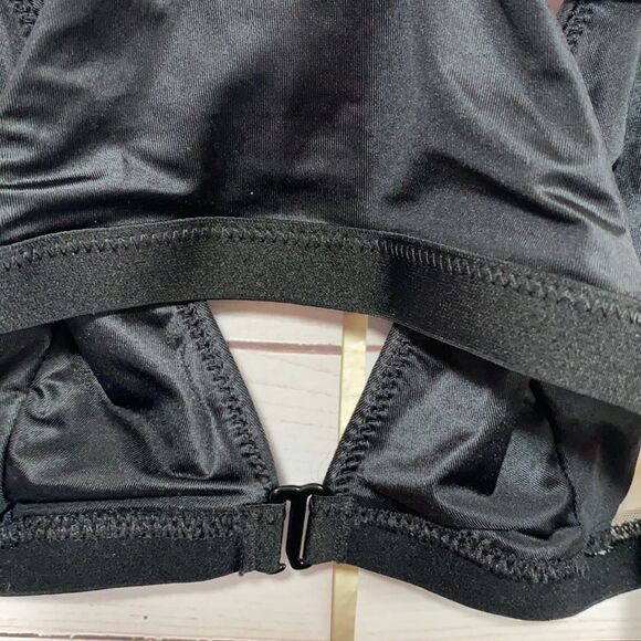 Victoria’s Secret Side Mesh Black Satin Bralette - Picture 9 of 15